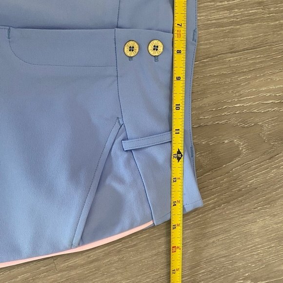 Lilly Pulitzer LUXLETIC Fairway Performance Shorts. Blue Peri. Size 6. - Picture 7 of 10